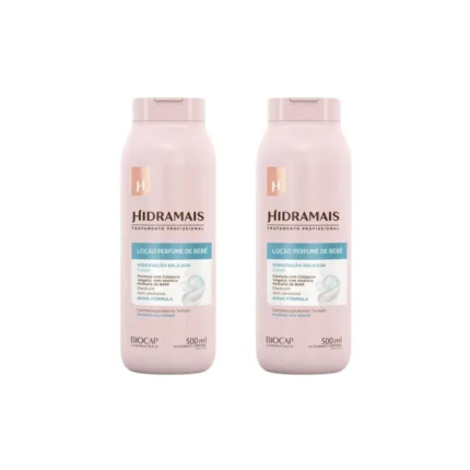 Hidratante Corporal Hidramais 500ml Perfume de Bebe-Kit 2un