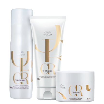 Kit Wella Professionals Oil Reflections Tratamento (3 Produtos)